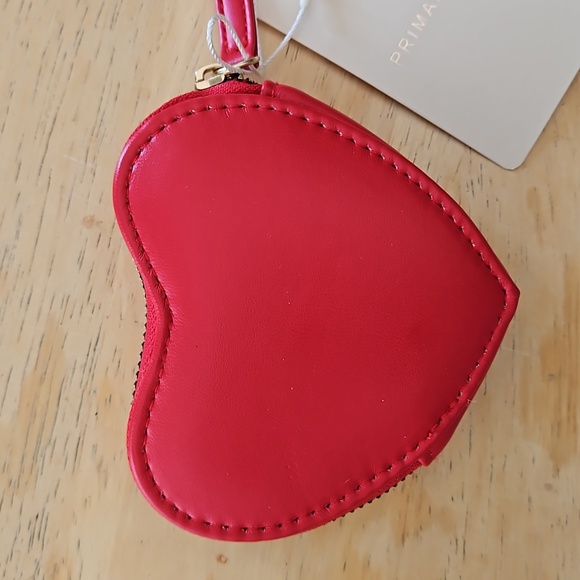 PRIMARK HEART SHAPE COIN POUCH - Picture 4 of 9
